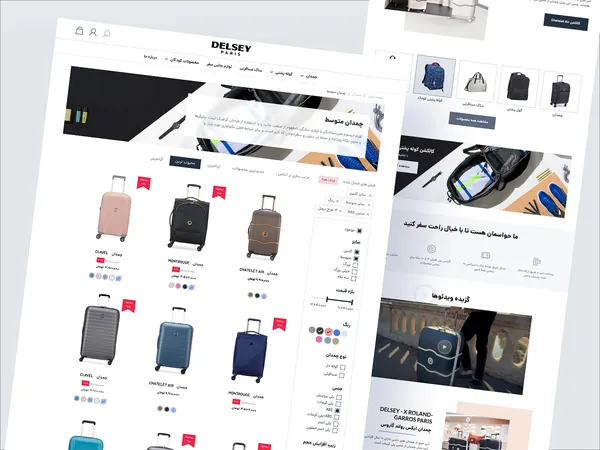 DELSEY Iran online store page
